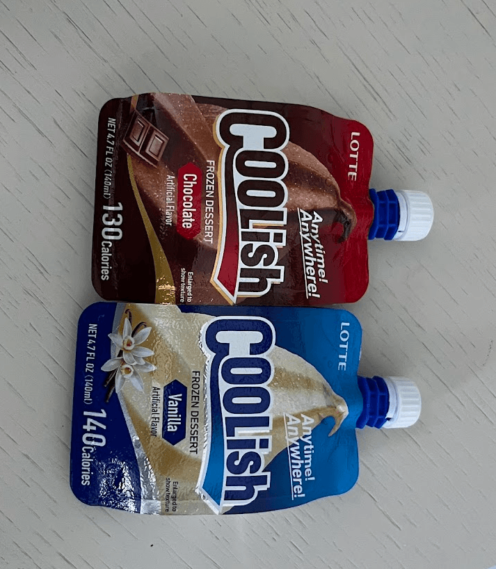 lotte coolish frozen dessert pouches