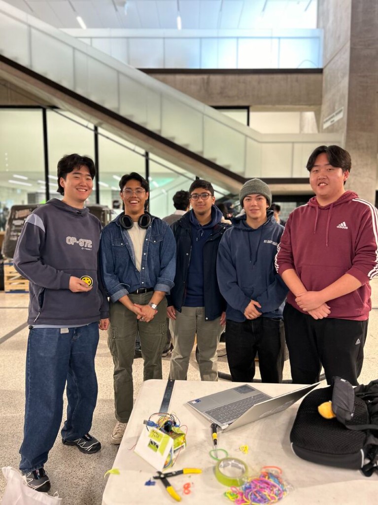 The project team at the competition